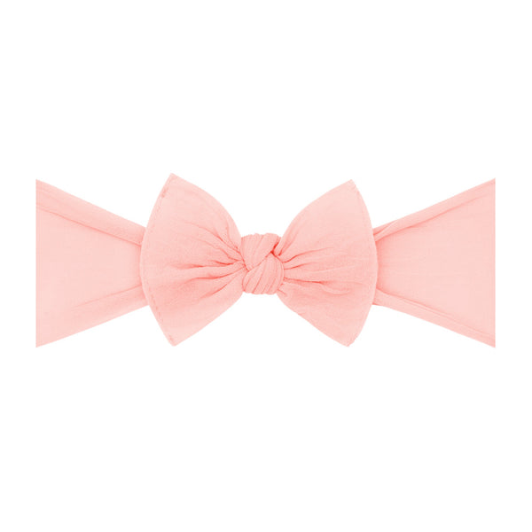 itty-bitty-knot-rose-quartz Baby Bling Bows clips headbands - Sophia's StyleITTY BITTY KNOT-
